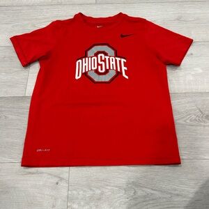 Nike Kids Red Ohio State Tee